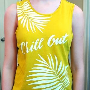 Girl's high-low tank top sz 8 med